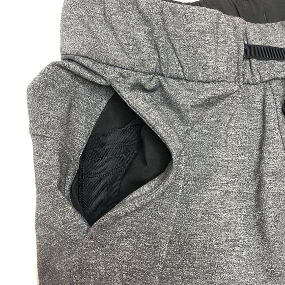 Lululemon On The Fly Pant Joggers Size 2 Heathered Black Gray Luxtreme W5ASSS - Picture 6 of 6